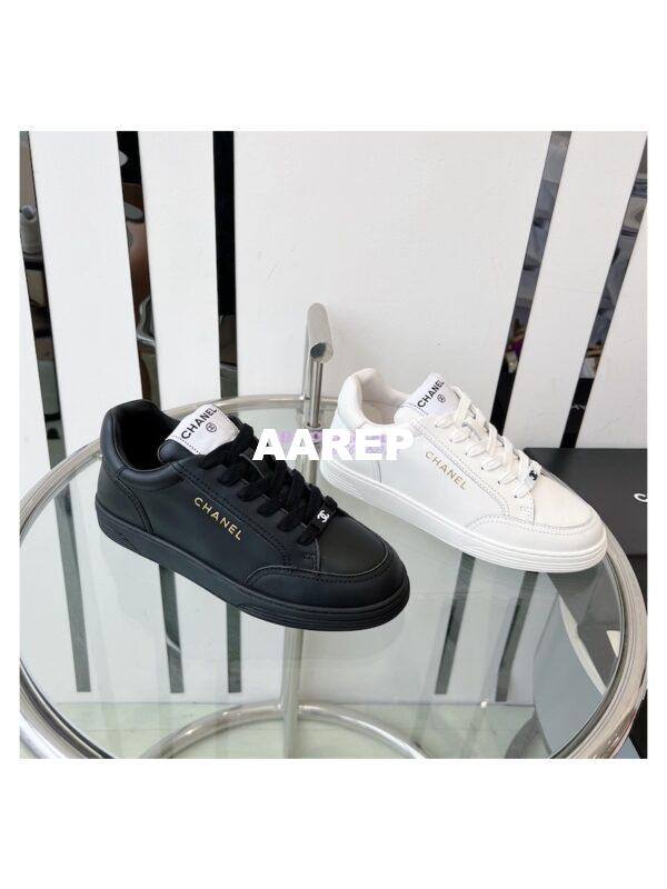 Replica Chanel Calfskin Sneaker G45085 Black