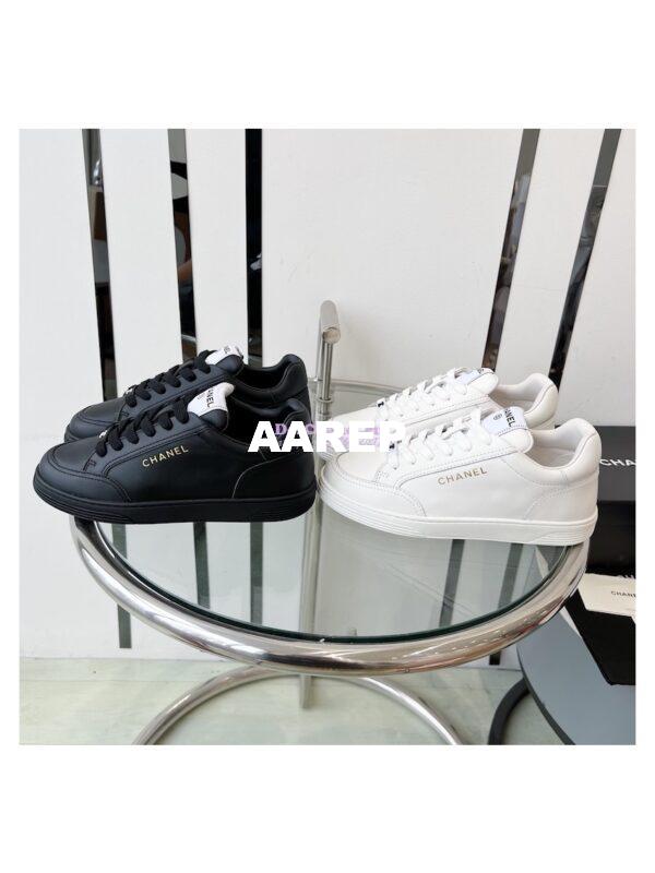 Replica Chanel Calfskin Sneaker G45085 Black 3