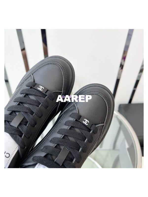 Replica Chanel Calfskin Sneaker G45085 Black 7