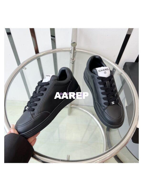 Replica Chanel Calfskin Sneaker G45085 Black 9