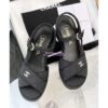 Replica Chanel 23SS Lambskin Sandals 70mm G39918 2