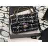 Replica Chanel Small Hobo Heart Chain Grained Calfskin AS3830 Black