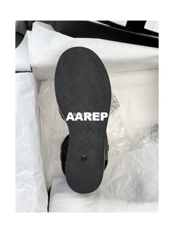 Replica Chanel 23SS Lambskin Sandals 70mm G39918 13