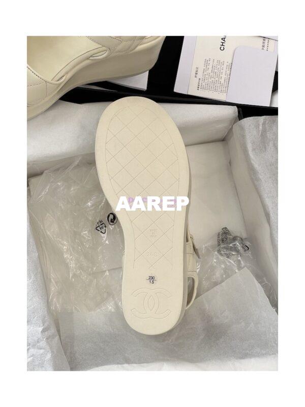 Replica Chanel 23SS Lambskin Sandals 70mm G39918 21