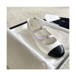 Replica Chanel 23P Mary Janes Lambskin & Calfskin G39514 2