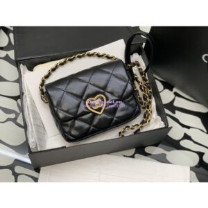 Replica Chanel Mini Flap Bag in Lambskin AS3979 Black