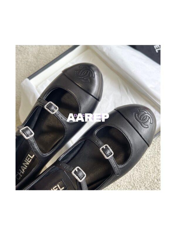 Replica Chanel 23P Mary Janes Lambskin & Calfskin G39514 15