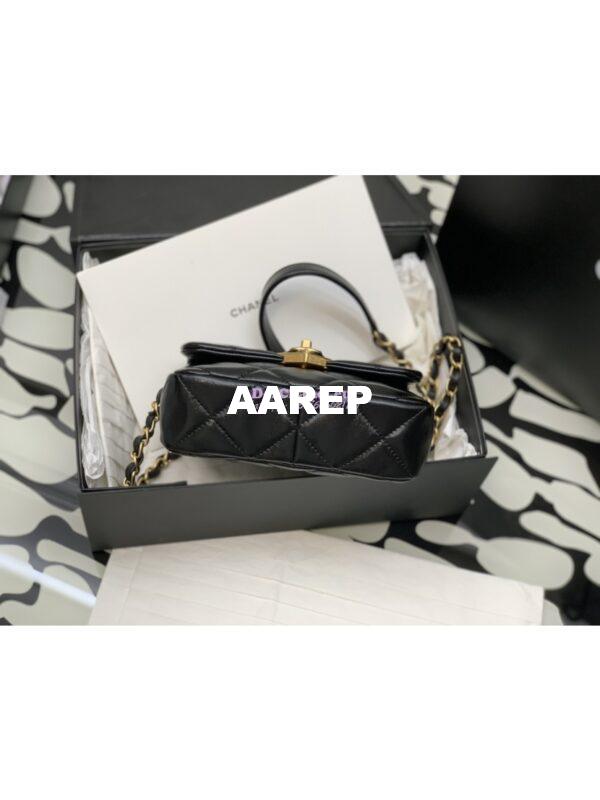 Replica Chanel Mini Flap Bag in Lambskin AS3979 Black 11