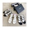 Replica Chanel 23P Mary Janes Crinkled Lambskin & Calfskin G39514