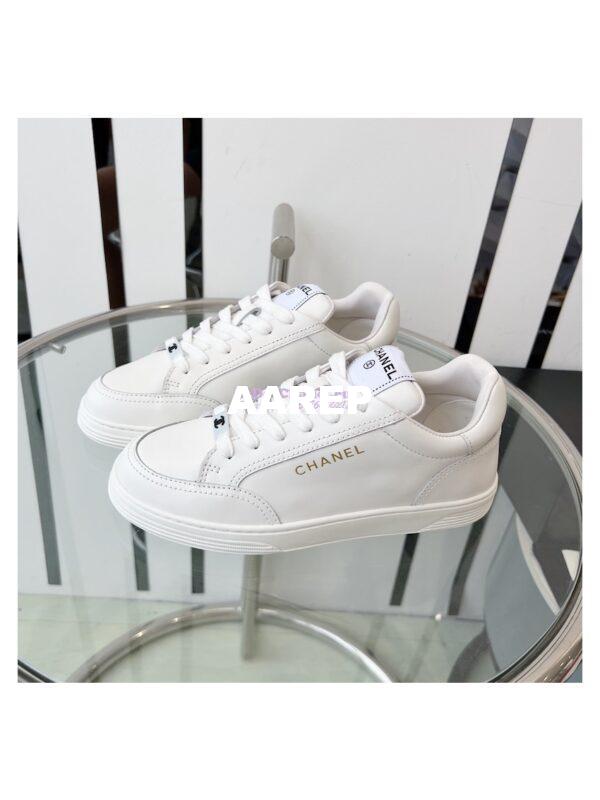 Replica Chanel Calfskin Sneaker G45085 White 3