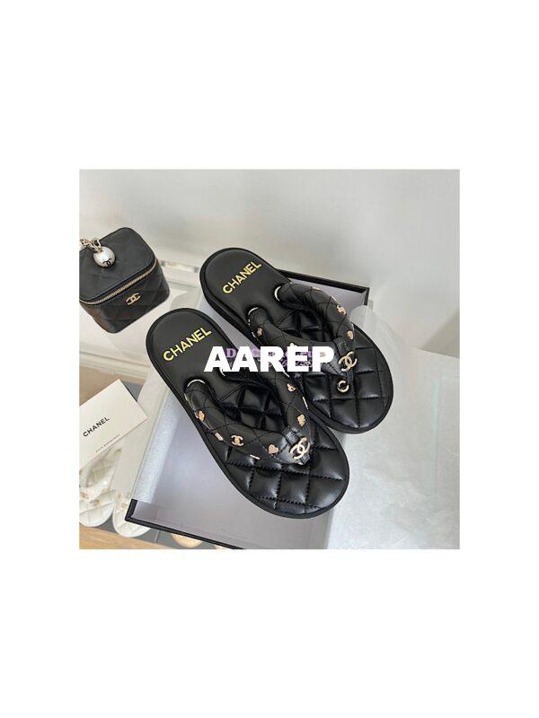 Replica Chanel 23P Lambskin Padded Thong with Charms G39860 3