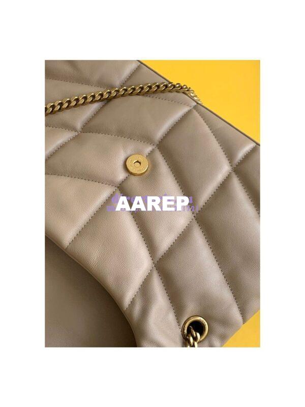 Replica Saint Laurent YSL Loulou Puffer Small Bag In Quilted Lambskin 577476 Dark Beige 7