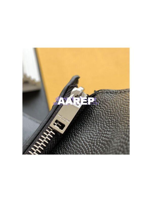 Replica YSL Saint Laurent Monogram compact tri fold in grain de poudre embossed leather 11