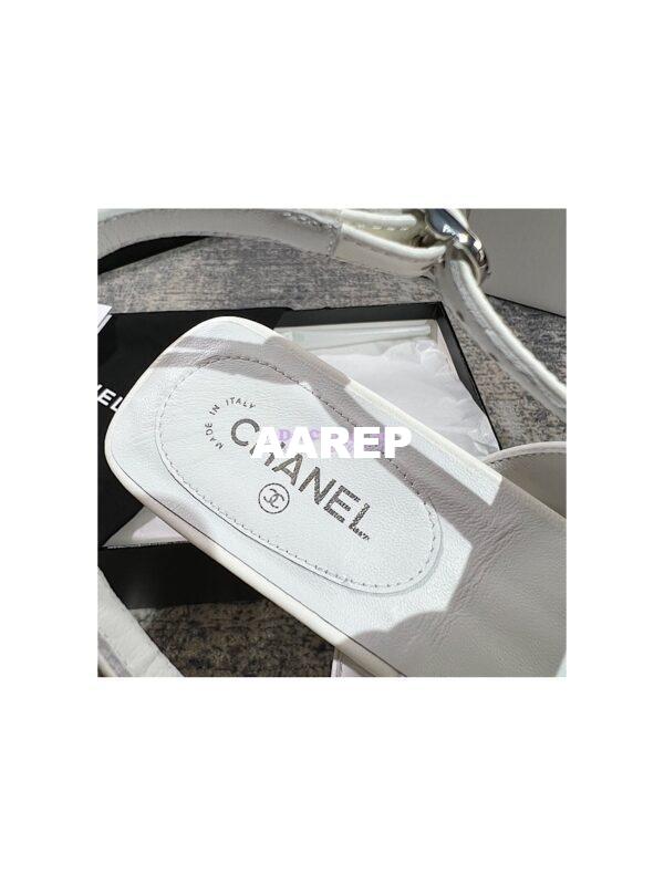 Replica Chanel 23SS Lambskin Camellia Sandals G37117 19