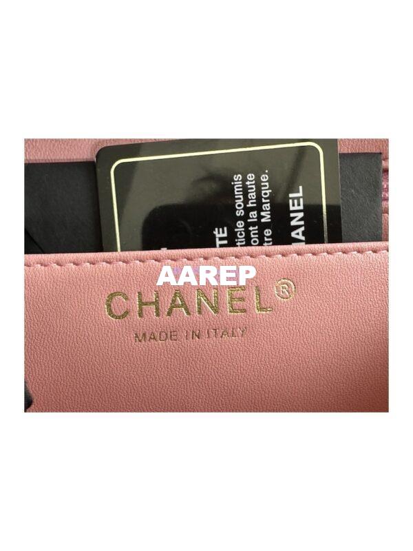 Replica Chanel 23A Tweed Mini Flap Bag Light Pink Coral A69900 (Limited) 6
