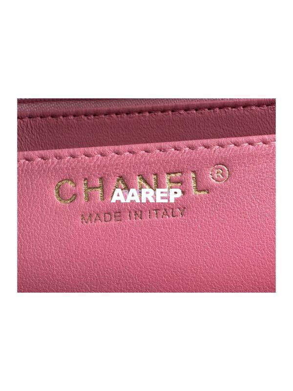 Replica Chanel 23A Tweed Mini Flap Bag Pink Coral A69900 (Limited) 6