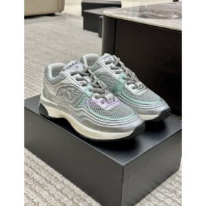 Replica Chanel Fabric & Laminated Sneakers G39792 T04