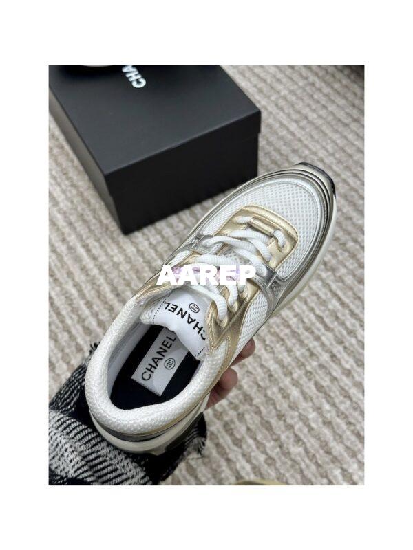 Replica Chanel Fabric & Laminated Sneakers G39792 T01 3