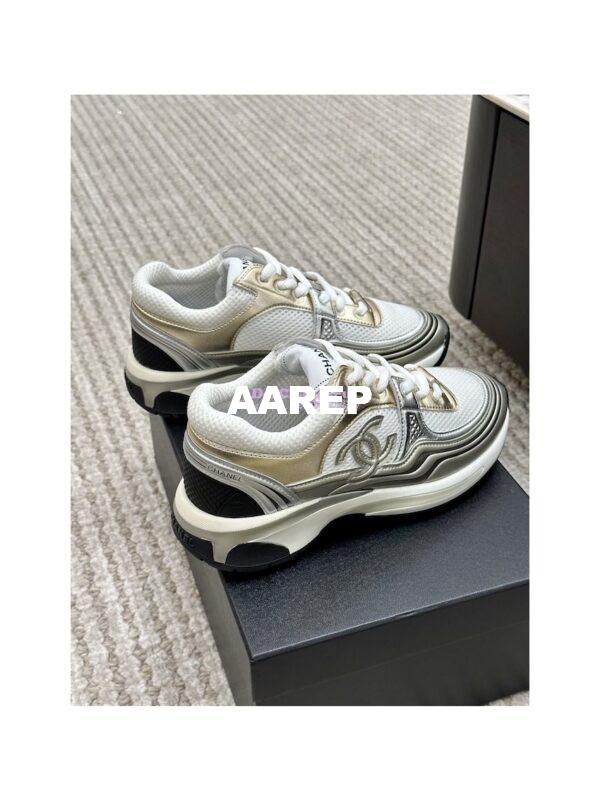 Replica Chanel Fabric & Laminated Sneakers G39792 T01 4