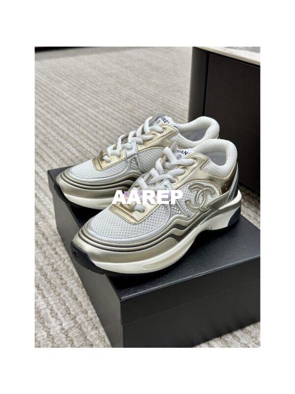 Replica Chanel Fabric & Laminated Sneakers G39792 T01 5
