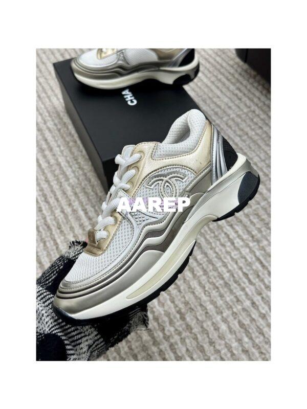Replica Chanel Fabric & Laminated Sneakers G39792 T01 6