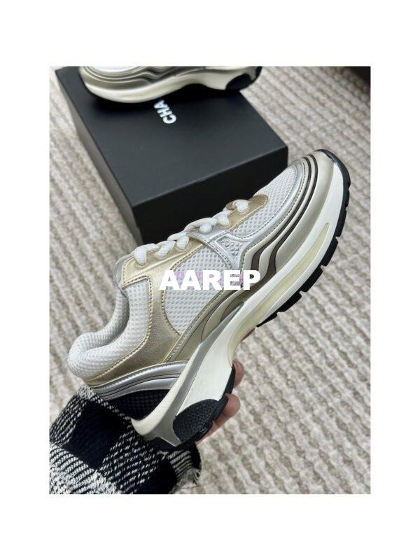 Replica Chanel Fabric & Laminated Sneakers G39792 T01 7
