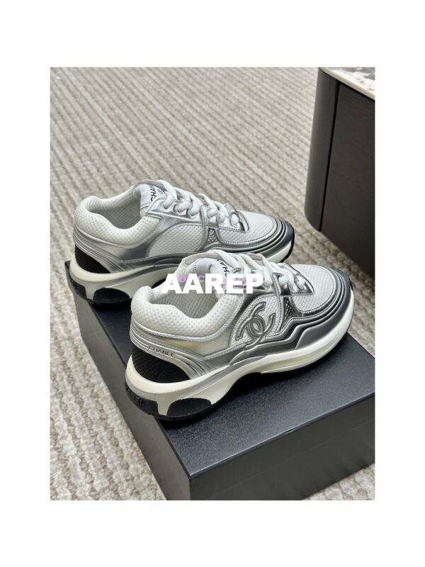 Replica Chanel Fabric & Laminated Sneakers G39792 T02 9