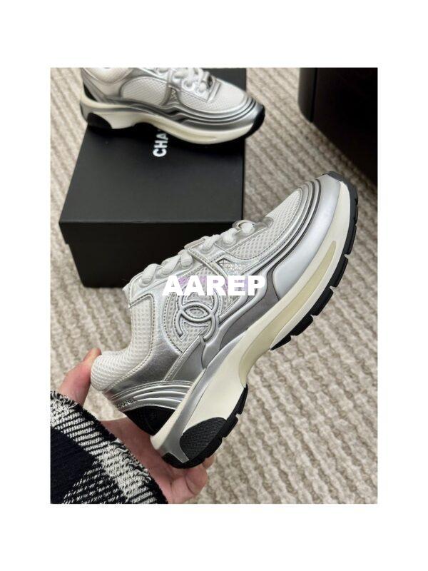 Replica Chanel Fabric & Laminated Sneakers G39792 T02 10