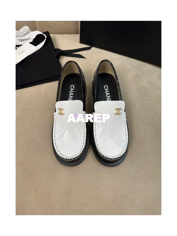 Replica Chanel 23C Shiny Calfskin Loafer G39447 13