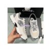 Replica Chanel Calfskin CC Crystals Loafers Calfskin G39606 White 2