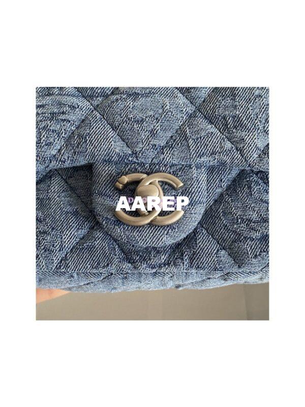Replica Chanel 23P Mini Flap Bag Denim AS3829 Limited Edition 5