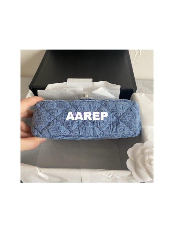 Replica Chanel 23P Mini Flap Bag Denim AS3829 Limited Edition 10