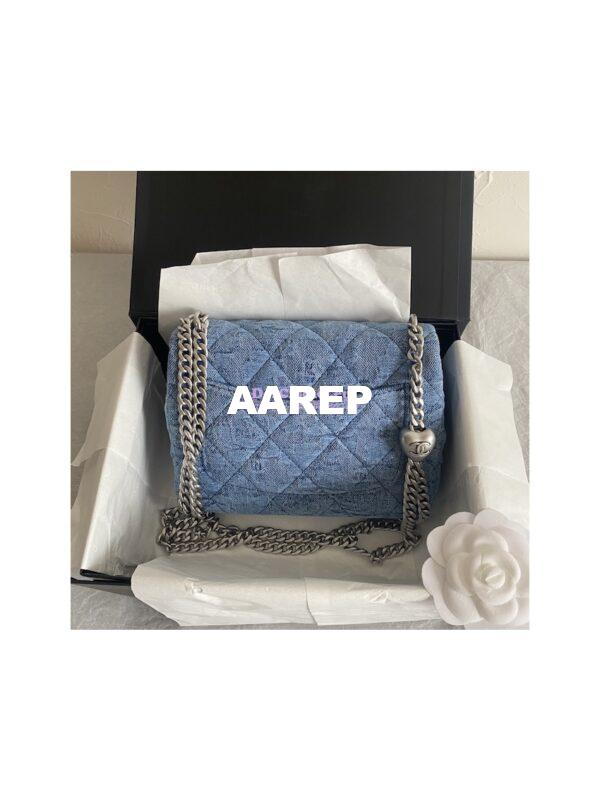 Replica Chanel 23P Mini Flap Bag Denim AS3829 Limited Edition 11