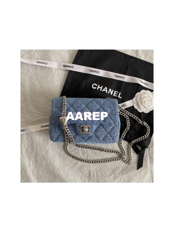 Replica Chanel 23P Flap Bag Denim AS3828 Limited Edition 4