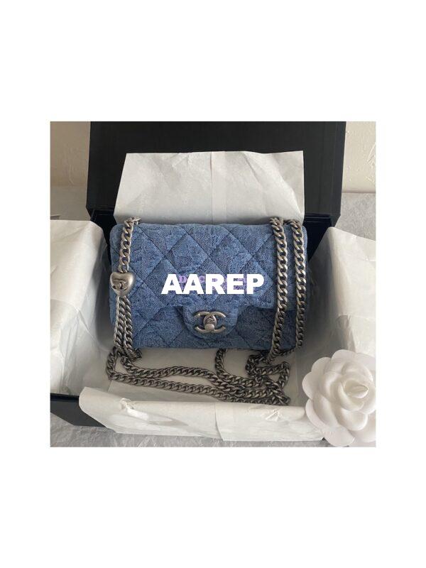 Replica Chanel 23P Flap Bag Denim AS3828 Limited Edition 5