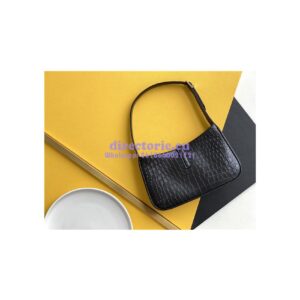 Replica YSL Saint Laurent Le 5 à 7 hobo bag in crocodile-embossed leather 2