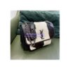 Replica YSL Saint Laurent 80's vanity bag in rouge eros carré-quilted grain de poudre embossed leather