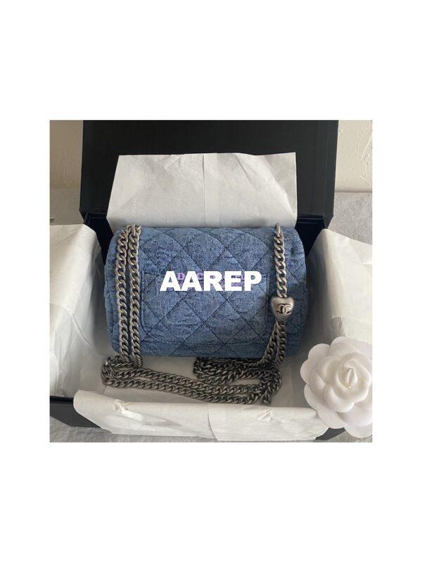 Replica Chanel 23P Flap Bag Denim AS3828 Limited Edition 12