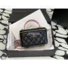 Replica Chanel 23A Tweed Mini Flap Bag Blue A69900 (Limited) 2
