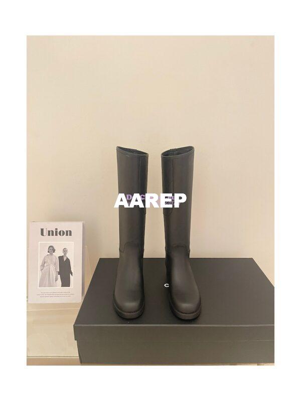 Replica Chanel Calfskin High Boots G39212 Black 2