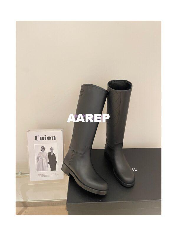 Replica Chanel Calfskin High Boots G39212 Black 3