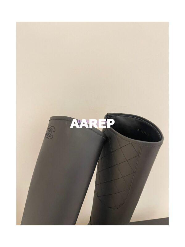 Replica Chanel Calfskin High Boots G39212 Black 6