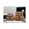 Replica Chanel Grained Shiny Calfskin Backpack AS3860 White