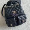 Replica Chanel Grained Shiny Calfskin Small Backpack AS3787 Camel 2