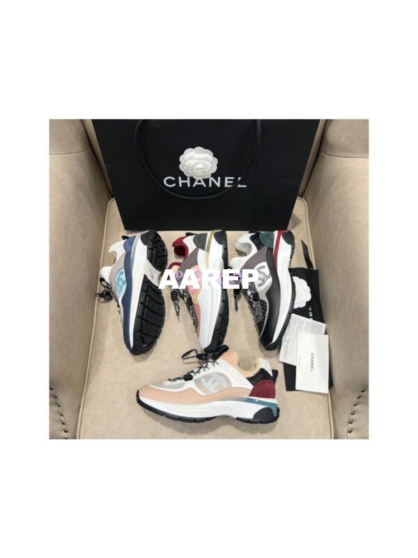 Replica Chanel Trainer Fabric, Suede Calfskin, Mesh & Fabric G39488 2