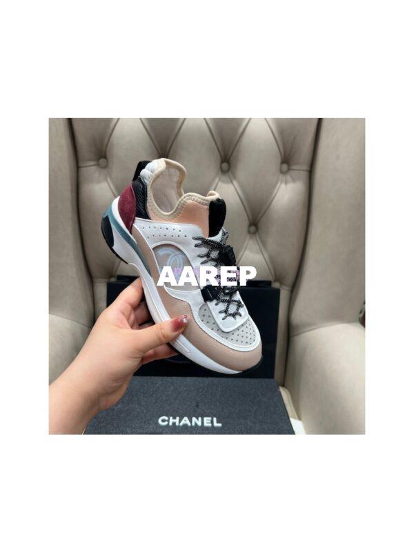 Replica Chanel Trainer Fabric, Suede Calfskin, Mesh & Fabric G39488 3
