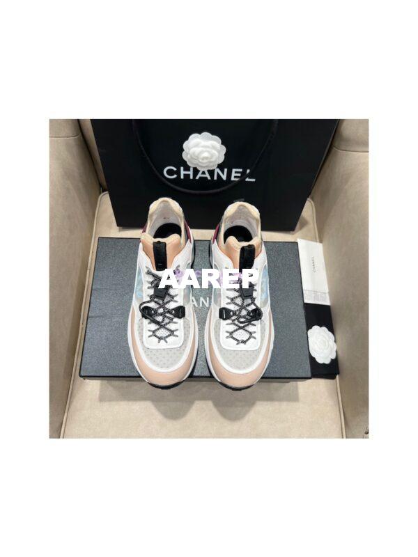 Replica Chanel Trainer Fabric, Suede Calfskin, Mesh & Fabric G39488 4