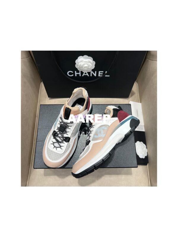 Replica Chanel Trainer Fabric, Suede Calfskin, Mesh & Fabric G39488 6