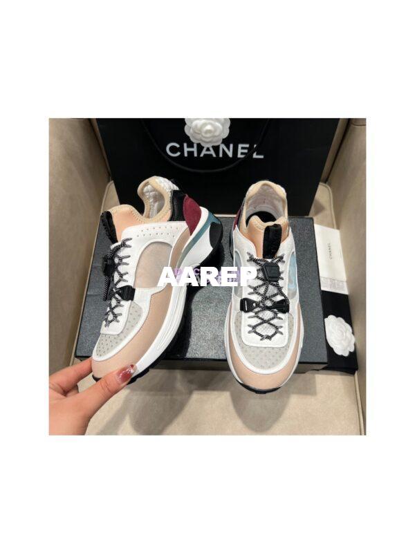 Replica Chanel Trainer Fabric, Suede Calfskin, Mesh & Fabric G39488 7