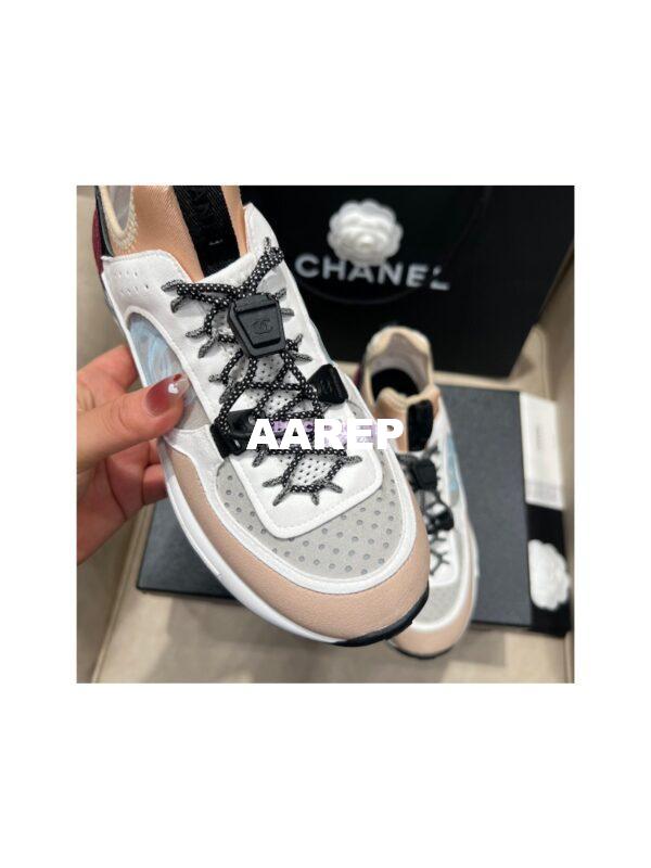 Replica Chanel Trainer Fabric, Suede Calfskin, Mesh & Fabric G39488 10
